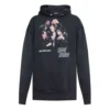 Erkek Balenciaga Speedhunters Boysband Baskılı Kapüşonlu Uzun Kollu Lacivert 541873TCV371055