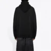 Erkek Balenciaga SS21 Alfabe Baskılı Uzun Kollu Siyah 570811TJVL61070