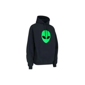 Erkek Balenciaga SS21 Alien Logo Baskılı Kalın Baskı Klasik Siyah 641679TJV959113