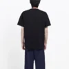 Erkek Balenciaga SS21 B Alfabe logolu Desenli Kısa Kollu Siyah 570803TFV761000
