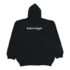 Erkek Balenciaga SS21 Fermuarlı Uzun Kollu Ceket Siyah 641659TIV551070