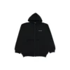 Erkek Balenciaga SS21 Fermuarlı Uzun Kollu Ceket Siyah 641659TIV551070