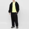 Erkek Balenciaga SS21 Fermuarlı Uzun Kollu Ceket Siyah 641659TIV551070