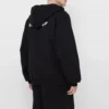 Erkek Balenciaga SS21 Fermuarlı Uzun Kollu Ceket Siyah 641659TIV551070