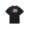 Erkek Balenciaga SS21 Flame Retro Kısa Kollu Siyah 656978TKV701076