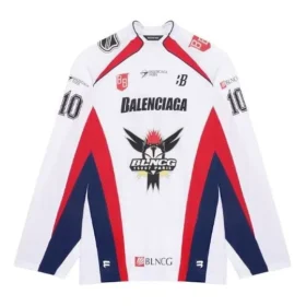 Erkek Balenciaga SS21 Hokey Spor File Uzun Kollu Beyaz 657105TKV248090 Erkek Balenciaga SS21 Hokey Spor File Uzun Kollu Beyaz 657105TKV248090