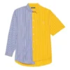 Erkek Balenciaga SS21 Çizgili Bol Kollu Gömlek 658850TIM369086
