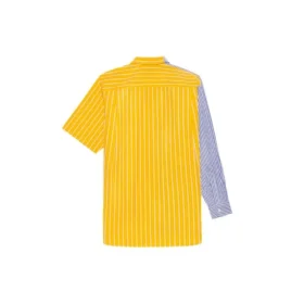Erkek Balenciaga SS21 Çizgili Bol Kollu Gömlek 658850TIM369086 Erkek Balenciaga SS21 Çizgili Bol Kollu Gömlek 658850TIM369086
