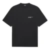 Erkek Balenciaga SS21 İşlemeli Logo Kısa Kollu Siyah 641675TKV861070