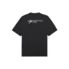 Erkek Balenciaga SS21 İşlemeli Logo Kısa Kollu Siyah 641675TKV861070