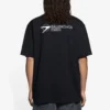 Erkek Balenciaga SS21 İşlemeli Logo Kısa Kollu Siyah 641675TKV861070