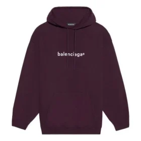Erkek Balenciaga SS21 Logo Mor 570811TJVA35182