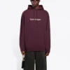 Erkek Balenciaga SS21 Logo Mor 570811TJVA35182