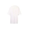 Erkek Balenciaga SS21 Pamuklu Logo Yuvarlak Yaka Kısa Kollu Beyaz 641655TJV879040