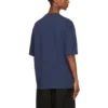 Erkek Balenciaga SS21 Retro Kısa Kollu Mavi 612966TJV874866