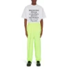 Erkek Balenciaga SS21 Word Kısa Kollu Beyaz 641613TJVI59040