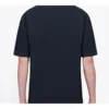 Erkek Balenciaga Üst Model Retro Örgü Dar Kesim Kısa Kollu Siyah 612966TIV821000