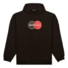 Erkek Balenciaga Uniform Plush Loose Classic Siyah 620973TIV801000