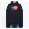 Erkek Balenciaga Uniform Plush Loose Classic Siyah 620973TIV801000
