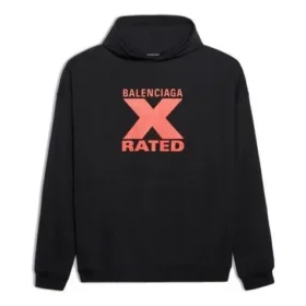 Erkek Balenciaga X-Rated Siyah Kırmızı Siyah 620973TIVA81076