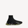Erkek Speed 2.0 tam şeffaf tabanlı geri dönüştürülmüş örgü Sneaker, siyah/haki Erkek Speed 2.0 tam şeffaf tabanlı geri dönüştürülmüş örgü Sneaker, siyah/haki