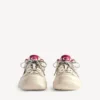 Erkekler için Hamptons orta derecede eskitilmiş sneaker’lar, kirli beyaz/kırmızı Erkekler için Hamptons orta derecede eskitilmiş sneaker’lar, kirli beyaz/kırmızı