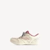 Erkekler için Hamptons orta derecede eskitilmiş sneaker’lar, kirli beyaz/kırmızı Erkekler için Hamptons orta derecede eskitilmiş sneaker’lar, kirli beyaz/kırmızı