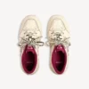 Erkekler için Hamptons orta derecede eskitilmiş sneaker’lar, kirli beyaz/kırmızı Erkekler için Hamptons orta derecede eskitilmiş sneaker’lar, kirli beyaz/kırmızı