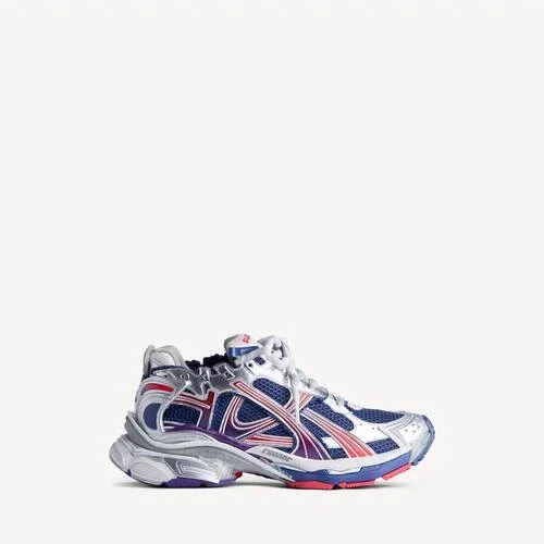 Erkekler için lacivert/kırmızı/gri renkli gradyan Runner sneaker’ı Erkekler için lacivert/kırmızı/gri renkli gradyan Runner sneaker’ı