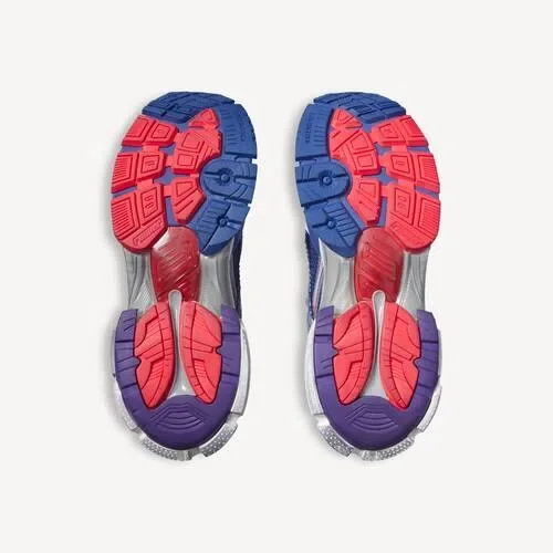Erkekler için lacivert/kırmızı/gri renkli gradyan Runner sneaker’ı Erkekler için lacivert/kırmızı/gri renkli gradyan Runner sneaker’ı