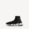 Erkekler için siyah/gümüş renkli Speed 2.0 geri dönüştürülmüş örgü Sneaker’lar