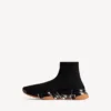 Erkekler için siyah/turuncu renkli, Speed 2.0 tam şeffaf tabanlı geri dönüştürülmüş örgü Sneaker’lar Erkekler için siyah/turuncu renkli, Speed 2.0 tam şeffaf tabanlı geri dönüştürülmüş örgü Sneaker’lar