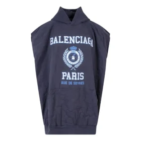 Est. 1917 Kolej Logolu Oversized Kolsuz Kapüşonlu Sweatshirt “Lacivert” 697875TMV964140 Est. 1917 Kolej Logolu Oversized Kolsuz Kapüşonlu Sweatshirt “Lacivert” 697875TMV964140