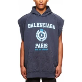 Est. 1917 Kolej Logolu Oversized Kolsuz Kapüşonlu Sweatshirt “Lacivert” 697875TMV964140 Est. 1917 Kolej Logolu Oversized Kolsuz Kapüşonlu Sweatshirt “Lacivert” 697875TMV964140