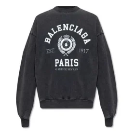 Est. 1917 Üniversite Logolu Baskılı Bisiklet Yaka Sweatshirt “Yıkanmış Siyah” 697869TMV991000 Est. 1917 Üniversite Logolu Baskılı Bisiklet Yaka Sweatshirt “Yıkanmış Siyah” 697869TMV991000