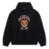 Est. 1917 Üniversite Logolu Baskılı Kapüşonlu Sweatshirt Geniş Kesim “Siyah” 675003TLV901076