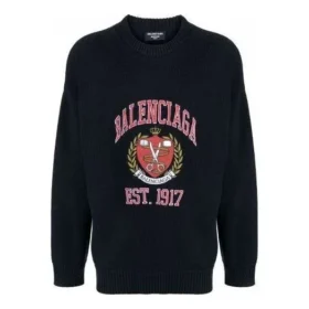 Est. 1917 Üniversite Logolu Bisiklet Yaka Kazak “Siyah” 675267T32171000 Est. 1917 Üniversite Logolu Bisiklet Yaka Kazak “Siyah” 675267T32171000