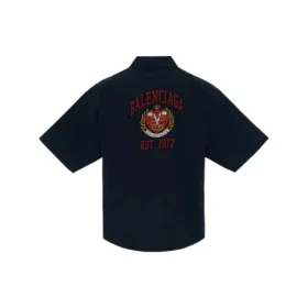 Est. 1917 Üniversite Logolu Tişört “Koyu Mavi” 675643TYB184100