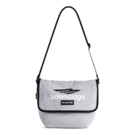 Explorer Küçük Messenger Çanta “Gri Siyah” 6202592AA8K1469
