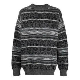 Fair Isle Yuvarlak Yaka Kazak “Gri” 675280T16121240 Fair Isle Yuvarlak Yaka Kazak “Gri” 675280T16121240