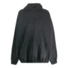 Fashion Institute Oversized Kapüşonlu Sweatshirt “Yıkanmış Siyah” 697879TMVK18190