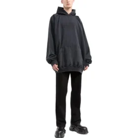 Fashion Institute Oversized Kapüşonlu Sweatshirt “Yıkanmış Siyah” 697879TMVK18190 Fashion Institute Oversized Kapüşonlu Sweatshirt “Yıkanmış Siyah” 697879TMVK18190