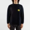 FBI Bisiklet Yaka Sweatshirt “Lacivert/Sarı” 676629TLVH14265