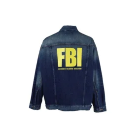 FBI Denim Ceket “Mavi” 681690TJW754021