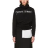 Femme Fatale Oversized Kapüşonlu Sweatshirt “Siyah” 482217TTK141000