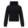 Fermuarlı Kapüşonlu Sweatshirt “Siyah” 790382TQVN91000