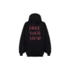 Free Your Mind Kapüşonlu Sweatshirt “Siyah” 641529TJU791000