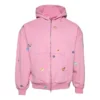 Fruity Fermuarlı Kapüşonlu Sweatshirt “Soluk Kirli Pembe” 803264TRVS59568