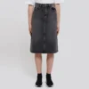 FW21 A Kesim Etek “Yıkanmış Gri Denim” 646913TBP477767