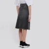 FW21 A Kesim Etek “Yıkanmış Gri Denim” 646913TBP477767